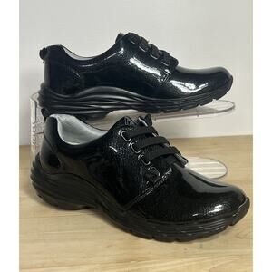 The Walking Co Align Velocity Slip Resistant Orthotic Work Shoe Women 6.5 Black